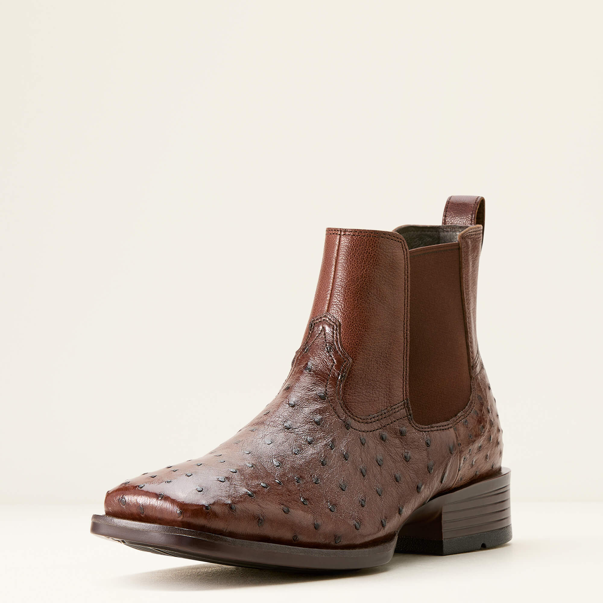 Booker Chelsea Wide Square Toe Western Boot
