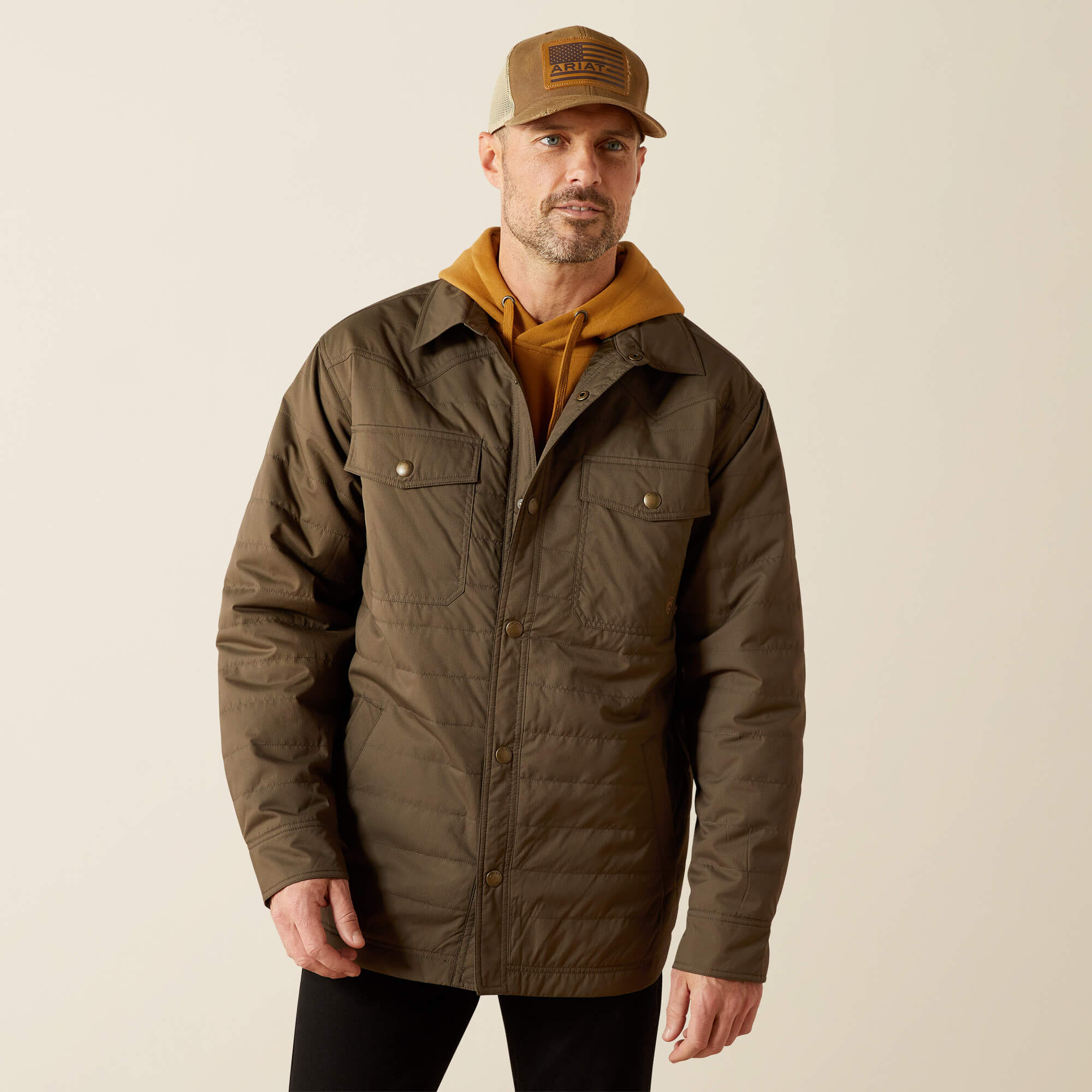 Quilted Shirt Jacket