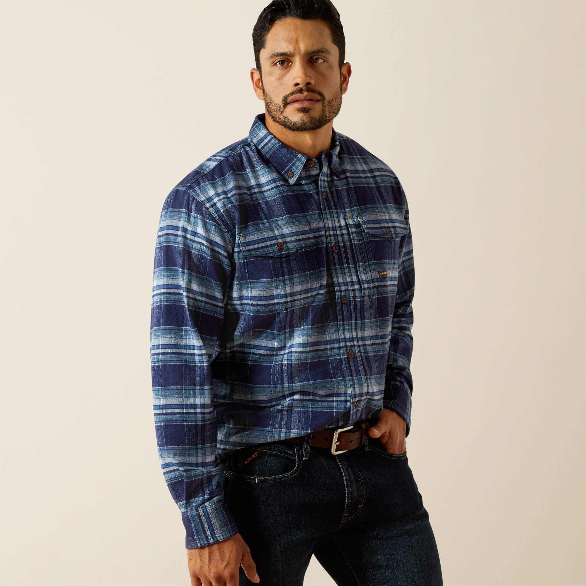 Rebar Flannel DuraStretch Work Shirt