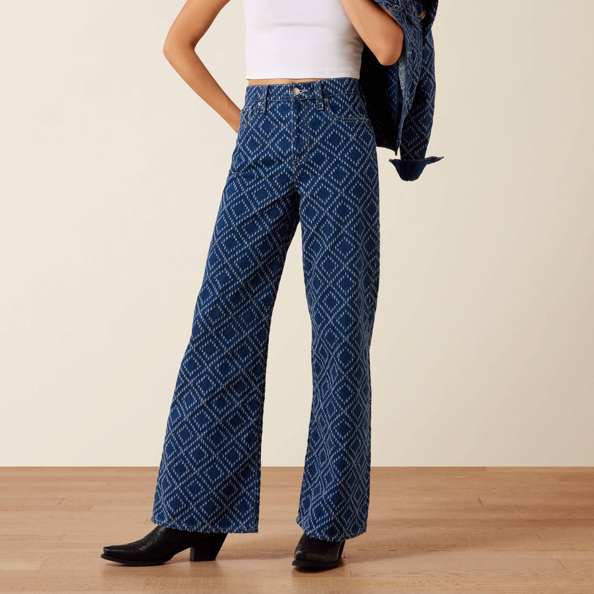 High Rise Jazmine Wide Leg Jeans