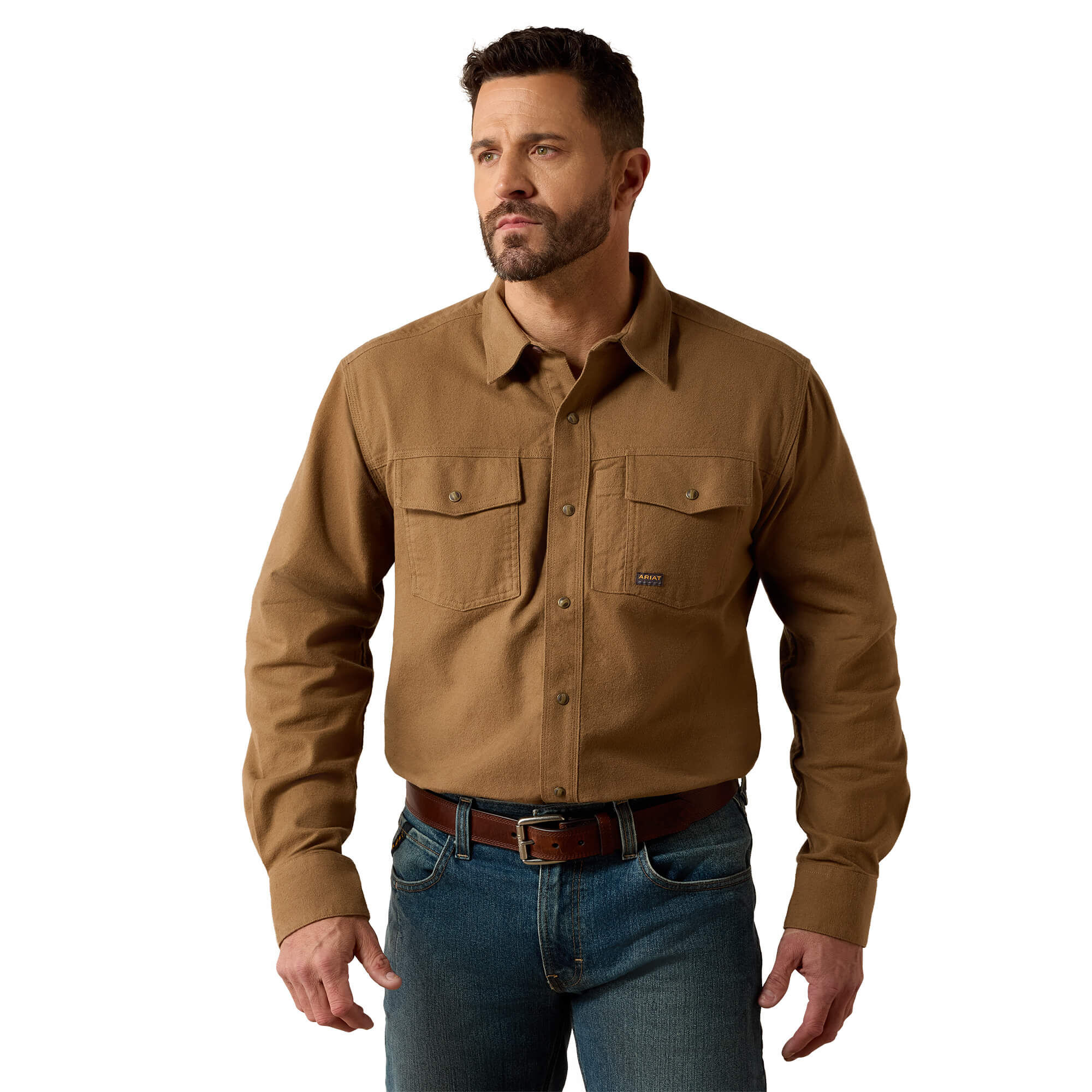 Rebar Flannel Twill Snap Work Shirt