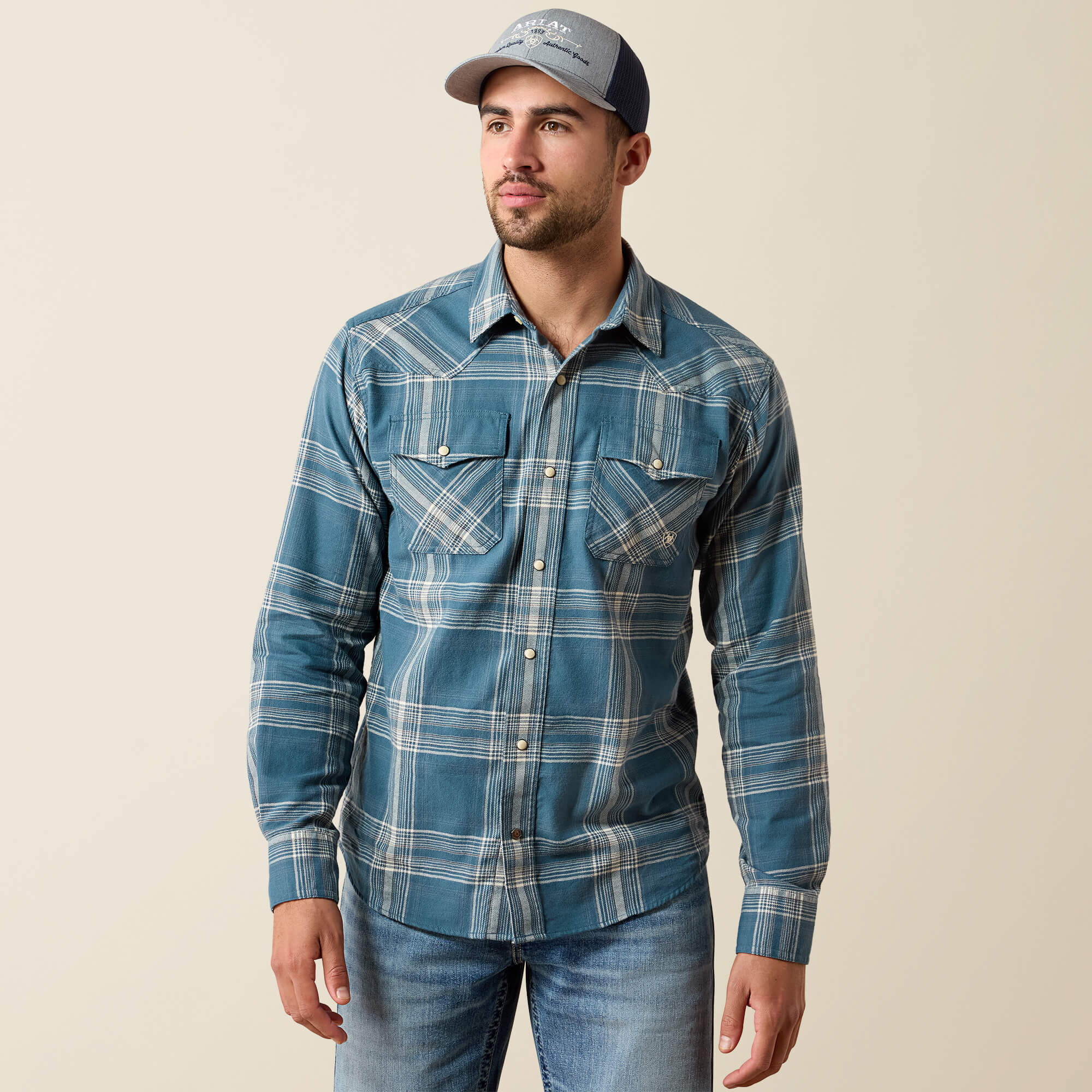 Retro Herron Fitted Snap Shirt