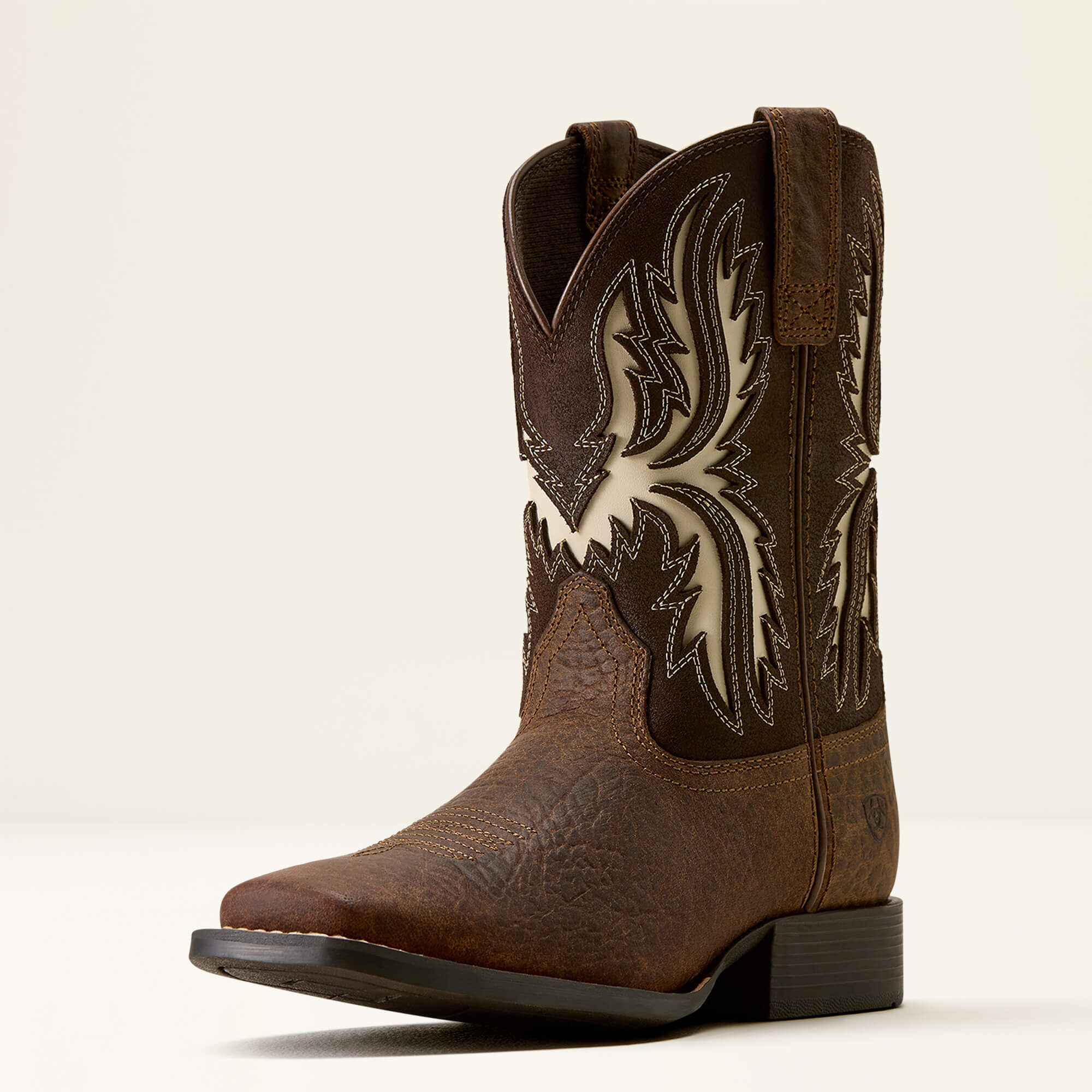 Driftwood Wide Square Toe Western Boot