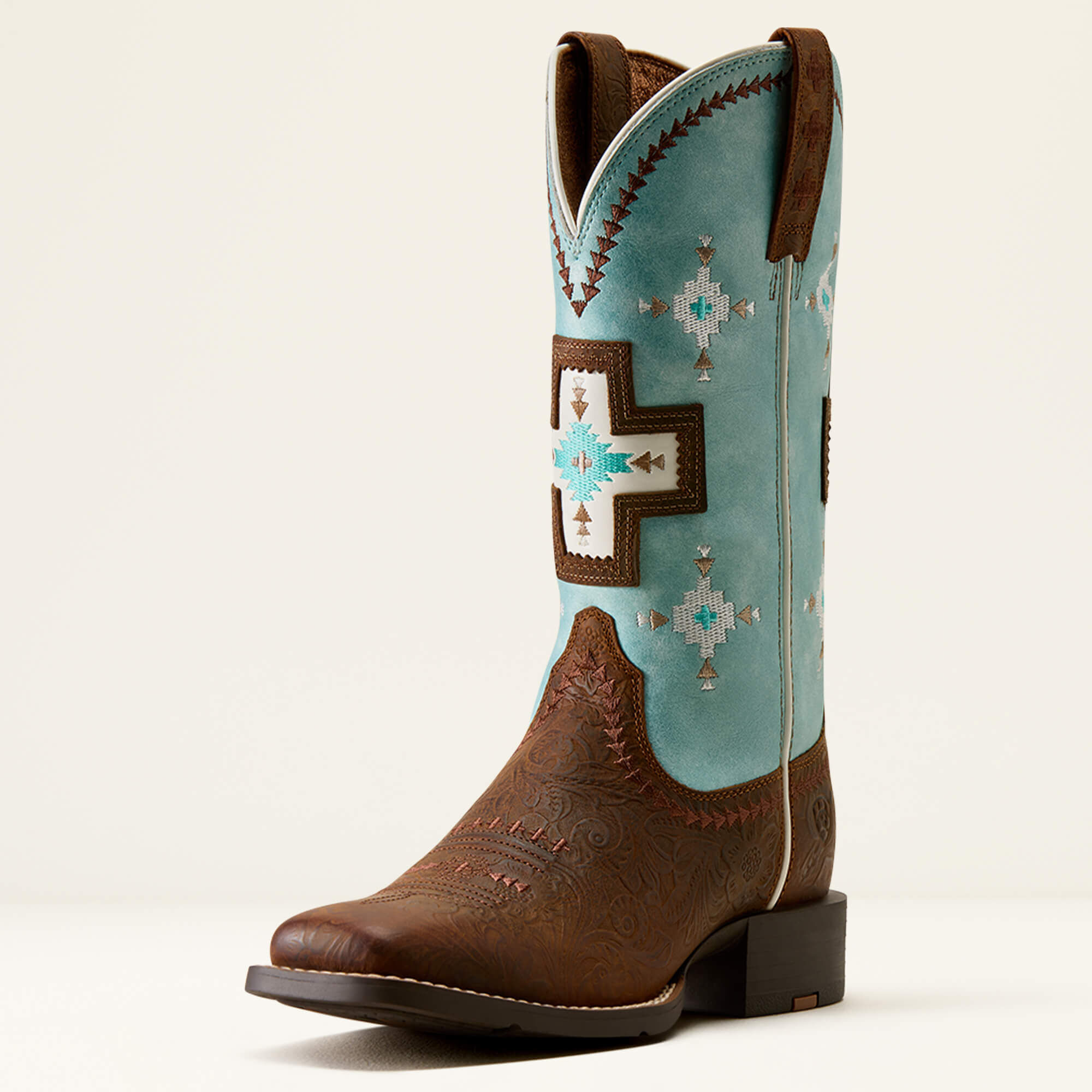 Round Up Cantina Wide Square Toe Western Boot
